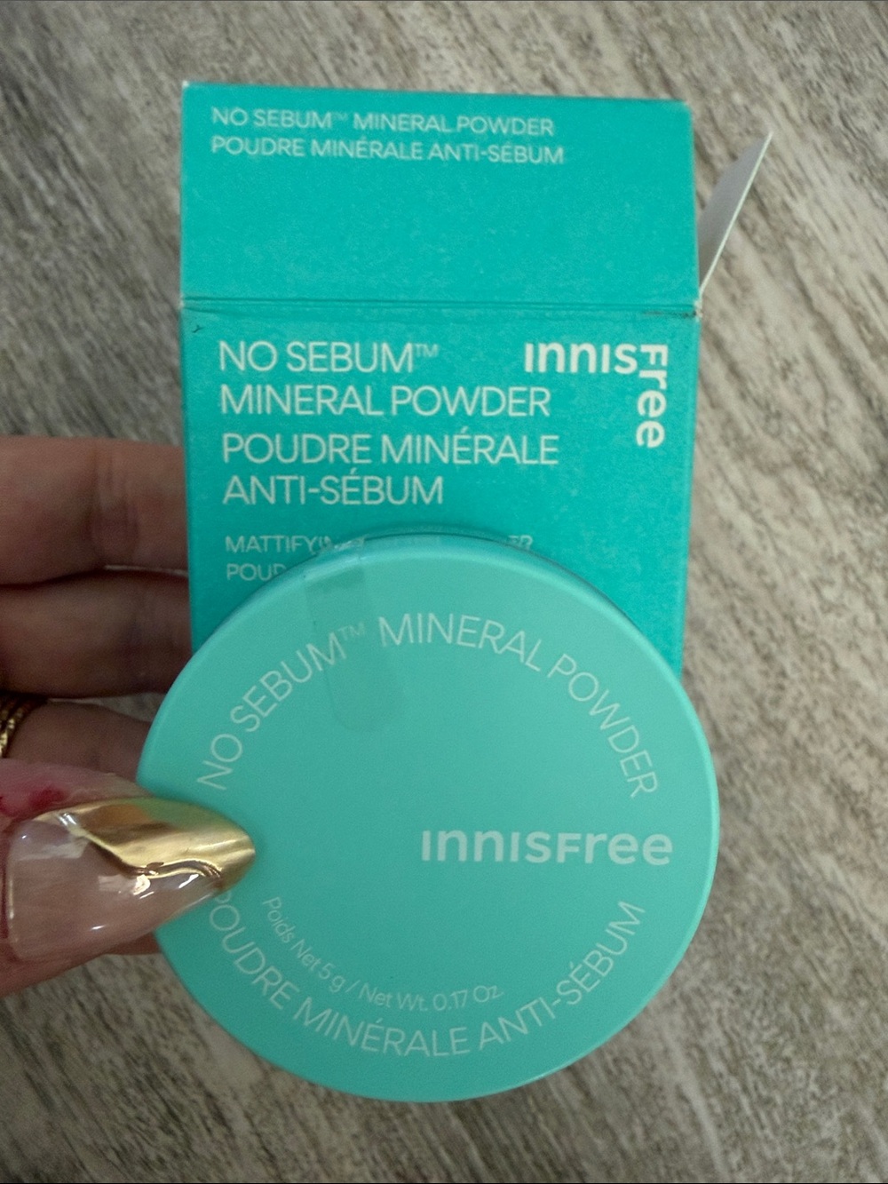 innisfree No Sebum Mineral Powder - Mint Green